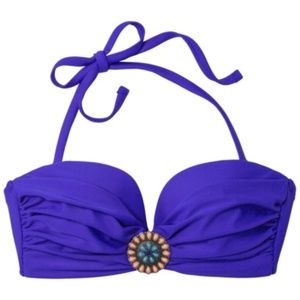 Cobalt Bandeau Bathing Suit Top
